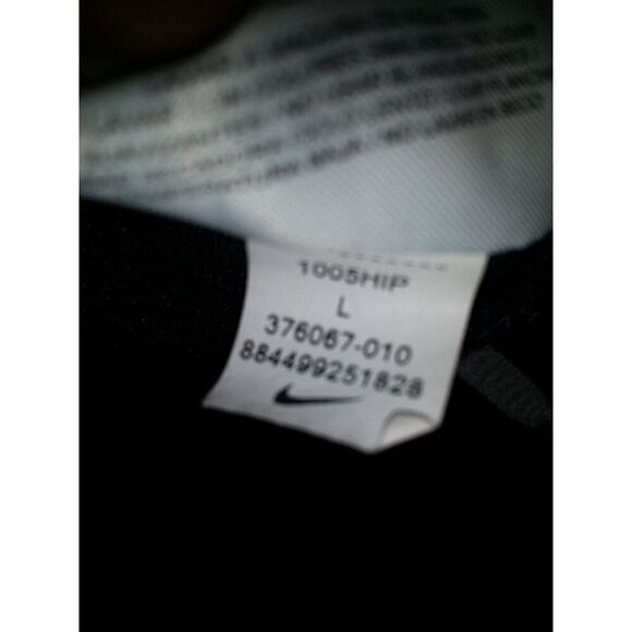 Nike Shorts Men Sz L Hybrid Training Black Drawstring 376067-010 Athleisure - Picture 8 of 9